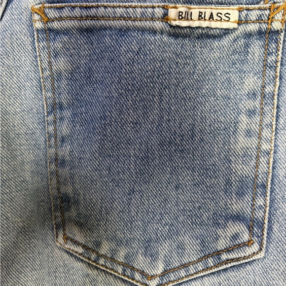 Light Blue Vintage Bill Blass High-Waisted Jeans - Picture 2 of 4